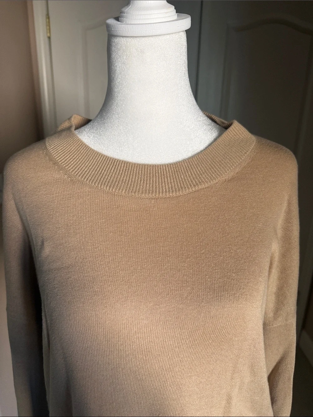Jcrew Light Camel Crewneck Sweater